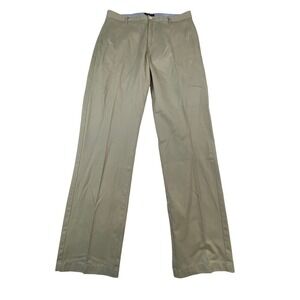 Coastal Cotton Mens Khaki Chinos 100% Pima Cotton Straight Leg Pants 36x34 Tan